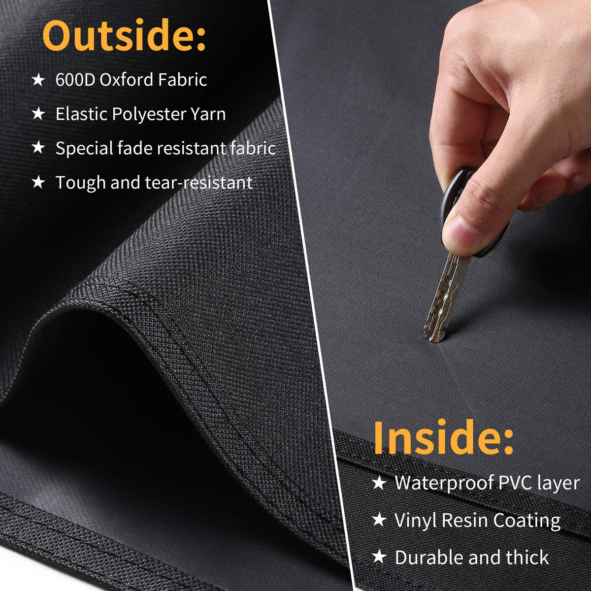 SUPJOYES two-thread stitching boosts durability and rip resistance