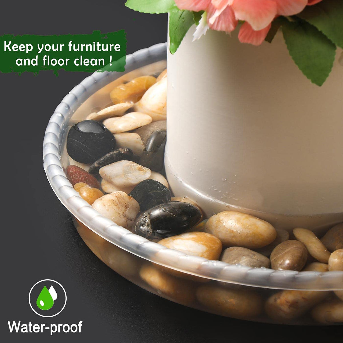 SupKing 14-inch bottom-vs-top dimension shows efficient fit under varying pots.