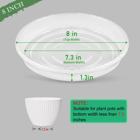 SupKing 8-inch clear drip tray, visible water status for easy monitoring.