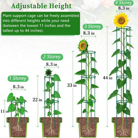 SupKing adjustable plant trellis offers tall, versatile support for vertical growth.