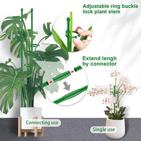 SupKing connectors extend stake length for larger plants.