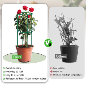 SupKing easy-to-assemble garden cages save space and storage.