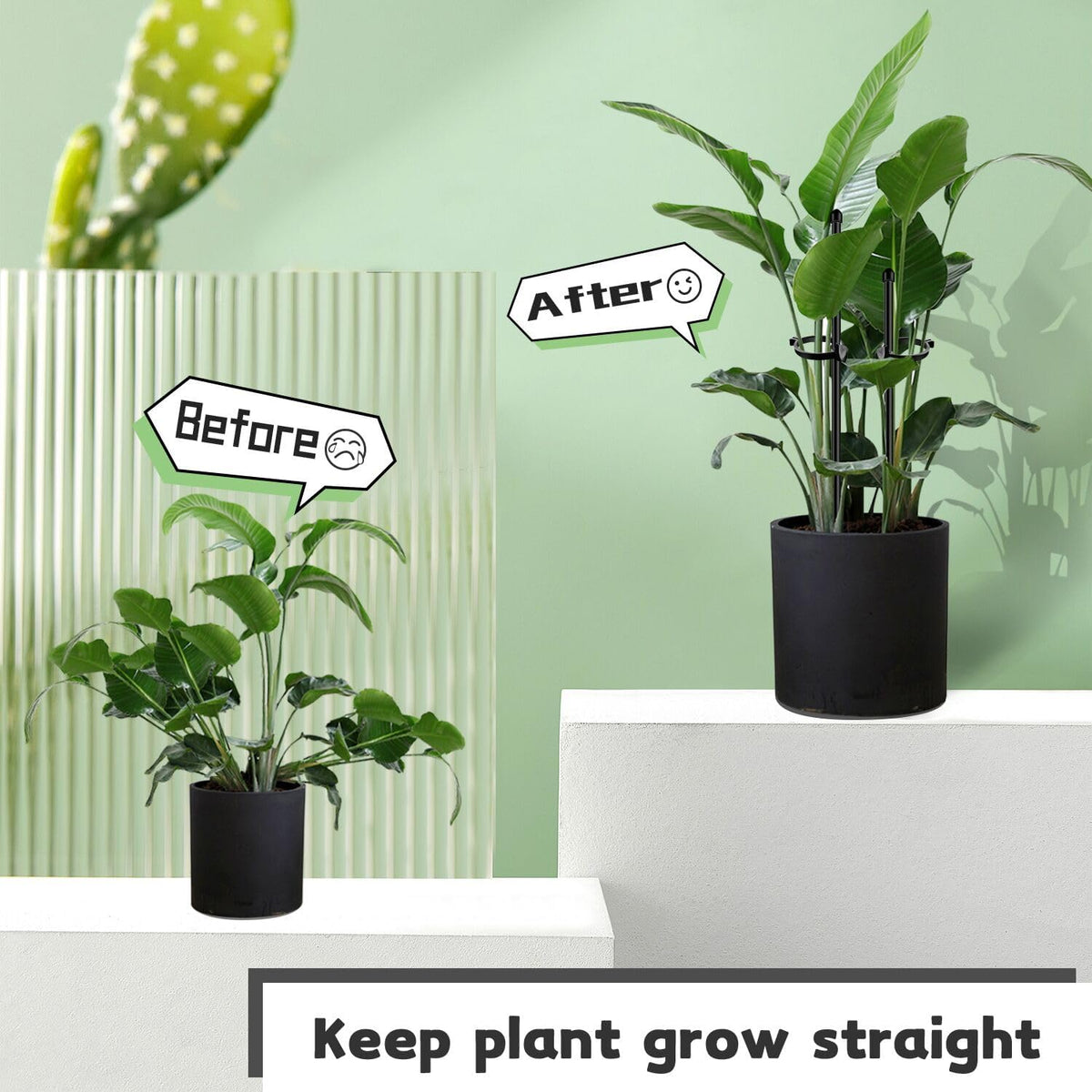 Durable, reusable plant stakes support long-term garden organization