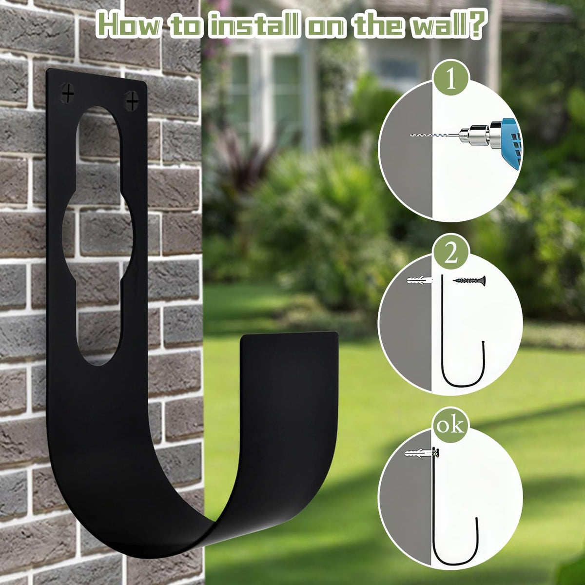 SupKing hose holder large 9x4.5x3 inch storage space