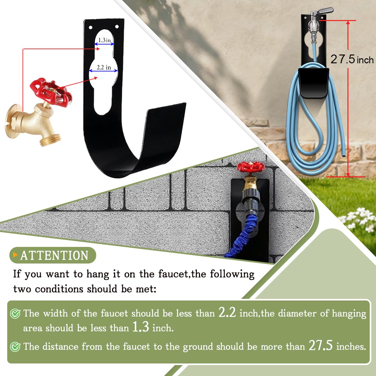 SupKing rustproof finish keeps hose organized in all weather