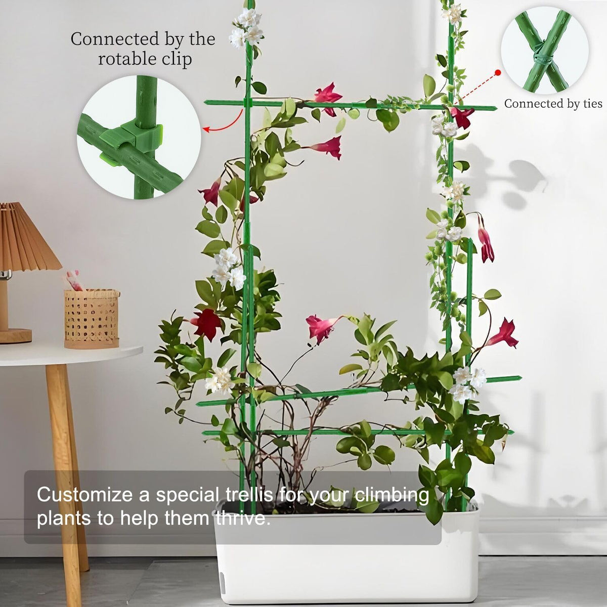 SupKing outdoor vines trellis ideal for cucumber and chili