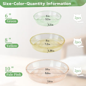 SupKing plant saucer collection display for organized indoor plants.