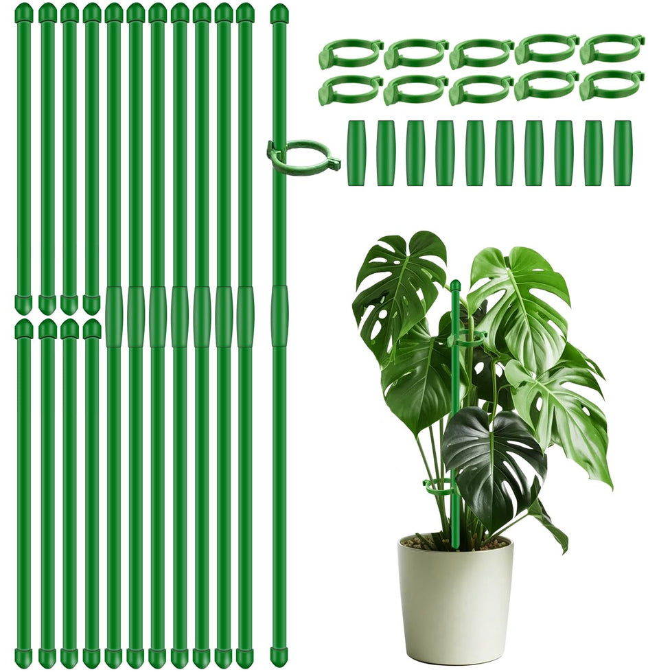 SupKing plant stakes 17-inch for sturdy support and straight growth.