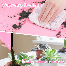 SupKing repotting mat corner buckles secure the tray and prevent spills