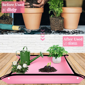 SupKing repotting mat waterproof oxford fabric resists leaks for mess-free gardening