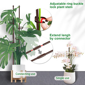 SupKing ring buckles provide easy height adjustment on stakes