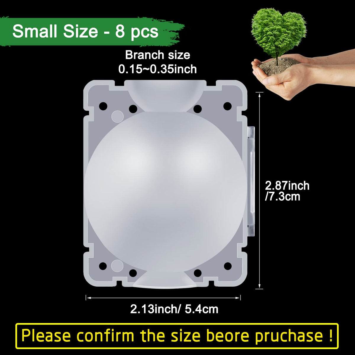 SupKing rooting balls inside a transparent pod to monitor root growth.