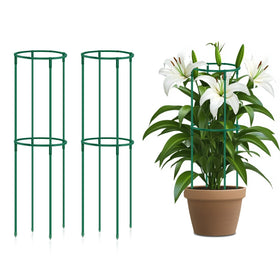 SupKing small tomato cage with two-pack and adjustable rings for sturdy plant support.