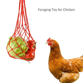 Suplklz chicken vegetable pocket hanging feeder closeup boosts accessibility