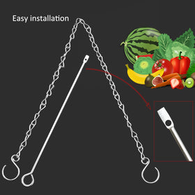 Suplklz easy-skewer for tomatoes, apples, and vegetables for birds.