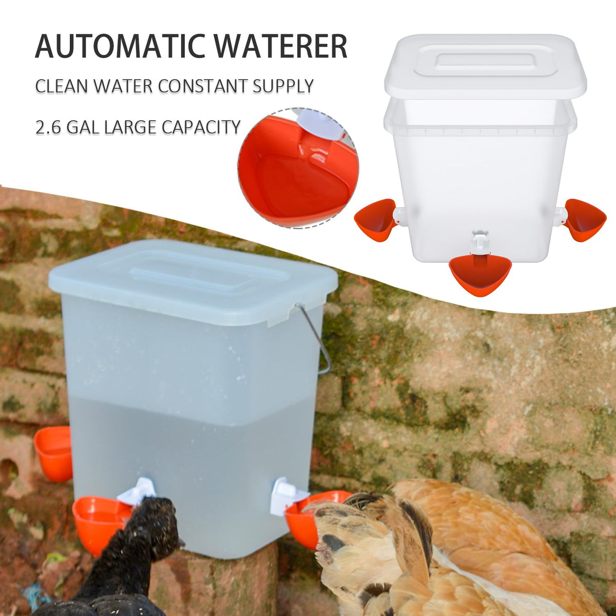 Suplklz 3-inch opening reduces spill and mud intrusion at feeding time.