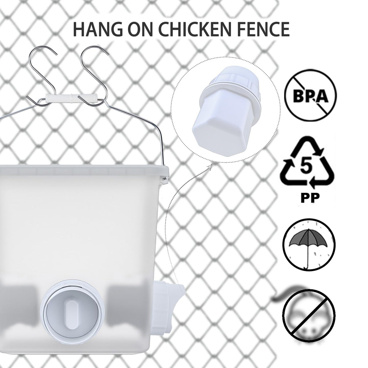 Suplklz food-grade PP materials ensure safe, durable construction for daily use.