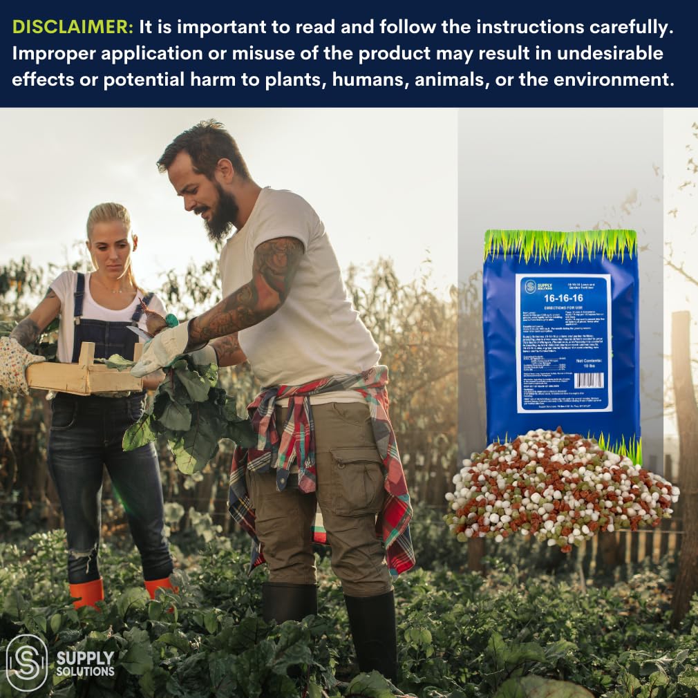 Supply Solutions 16-16-16 boosts blooming and flower color in garden beds