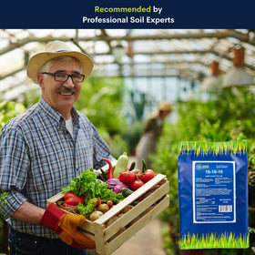 Supply Solutions blue packaging with grass design for easy identification