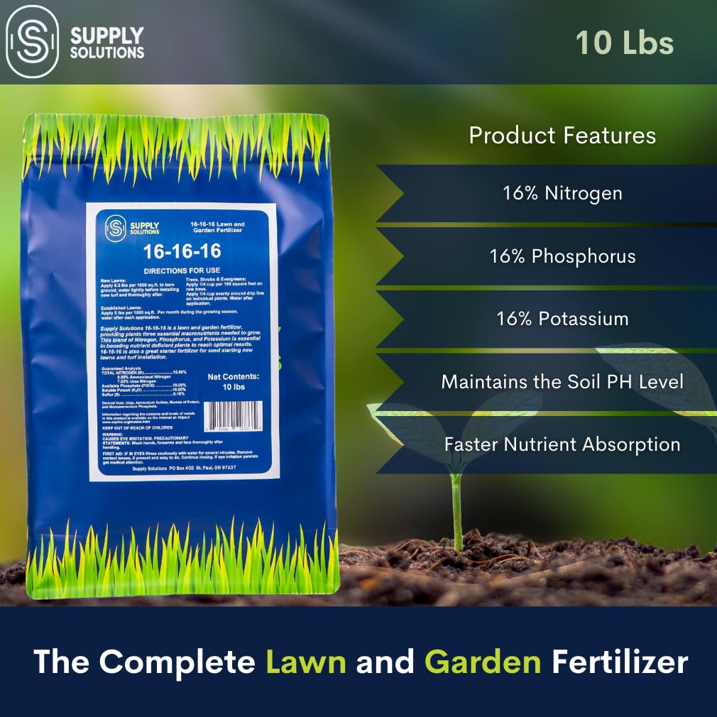 Supply Solutions 16-16-16 granules delivering root-friendly nutrition