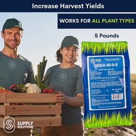Supply Solutions Urea 46-0-0 aids soil enrichment and robust root systems.