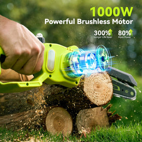 Supstable 1000W brushless motor enabling smooth wood cutting