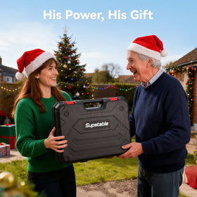 Supstable complete kit with two batteries, charger, and blades