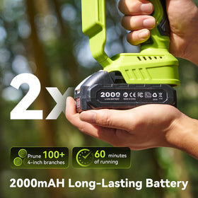 Supstable cordless dual-battery setup supports long sessions