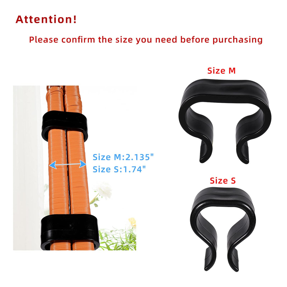 Durable, weather-resistant clip built for outdoor use.