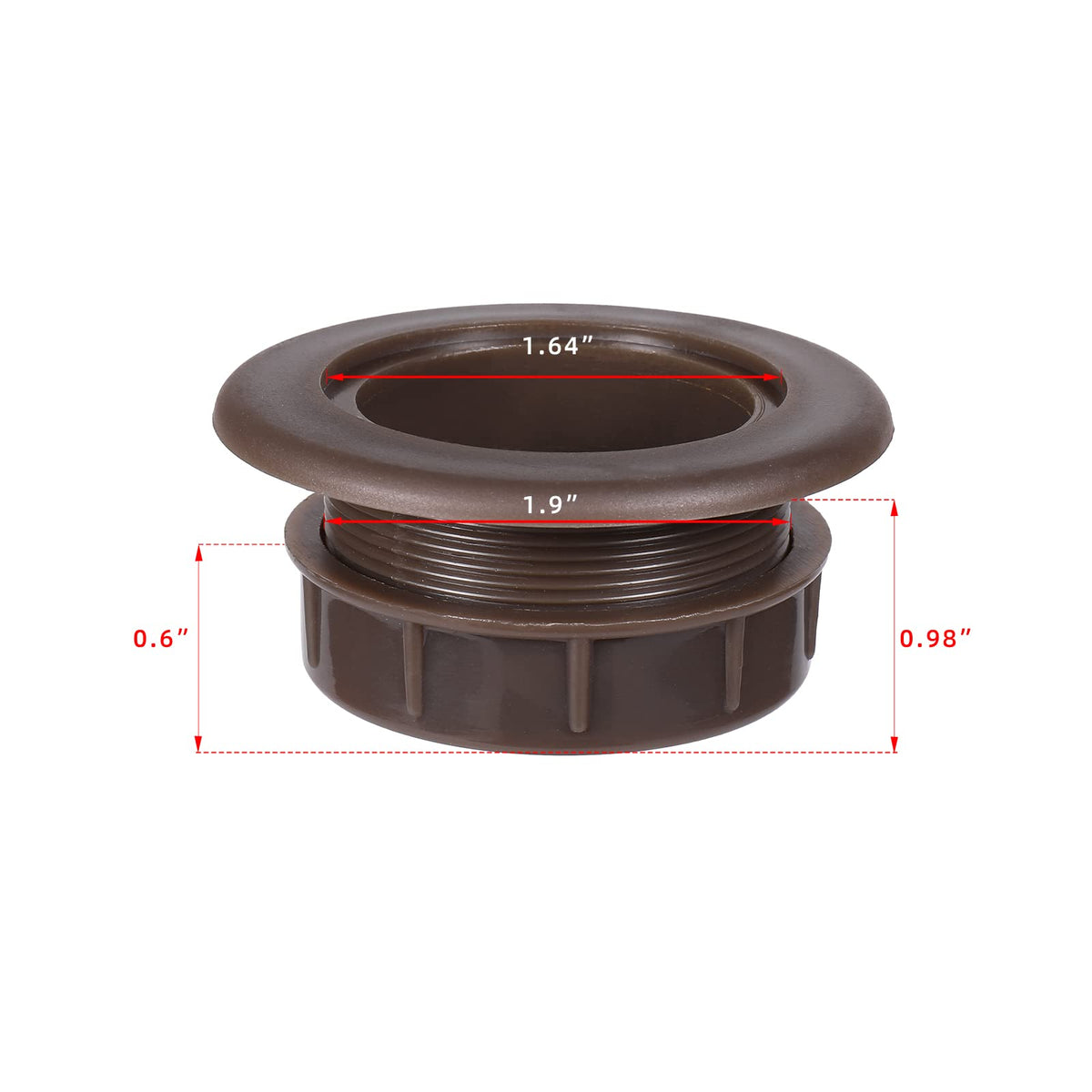 SUQ I OME ring with fastener keeps umbrella aligned and prevents wobble