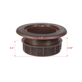 SUQ I OME ring with fastener keeps umbrella aligned and prevents wobble
