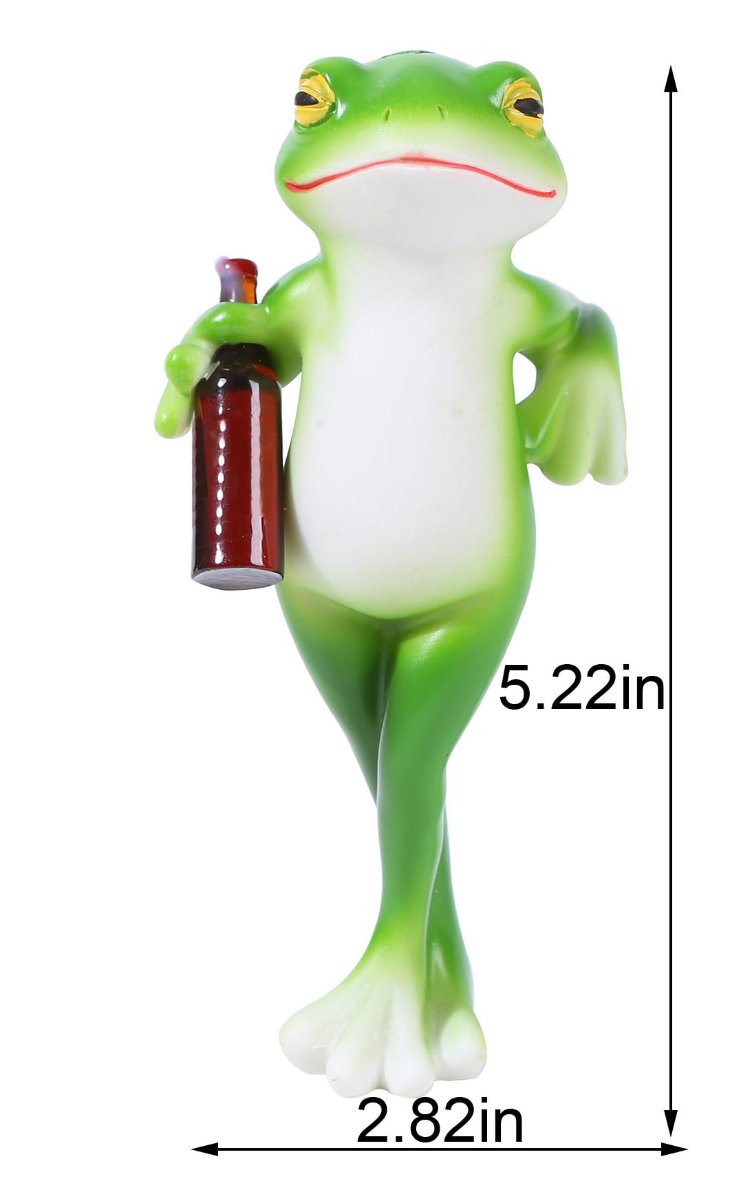 Suqorinp small frog statue perfect for porch decoration with durable resin