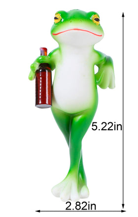 Suqorinp small frog statue perfect for porch decoration with durable resin
