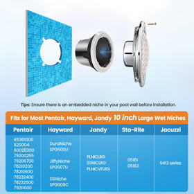 SURAIELEC 50 ft power cord included for flexible pool wiring
