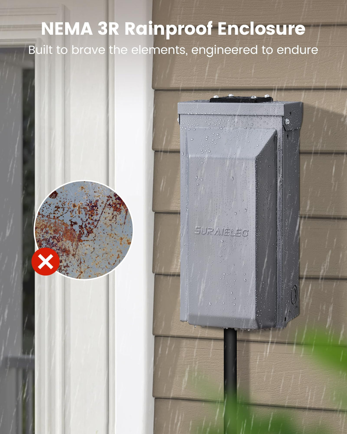 SURAIELEC removable knockouts enable flexible wiring installation