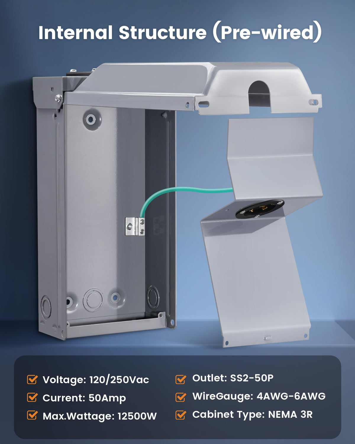 SURAIELEC six knockouts support varied wiring layouts