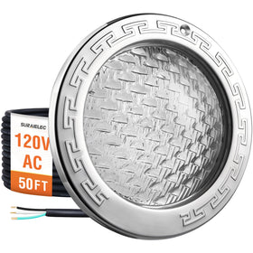 SURAIELEC 10-inch pool light showing niche compatibility for upgrades