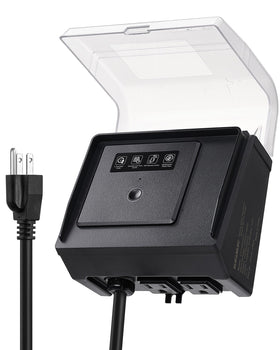 SURAIELEC compact timer fits on GFCI outlets.