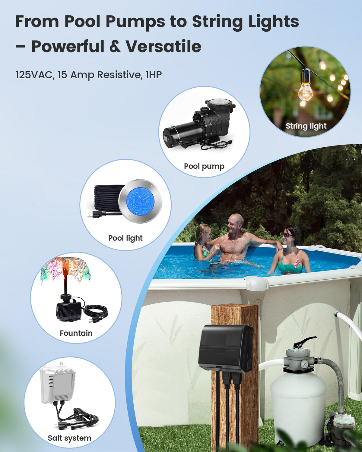 SURAIELEC easy plug in installation with no wiring needed