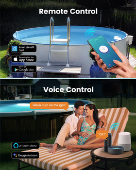 SURAIELEC dual outlets enable simultaneous pump and light scheduling.