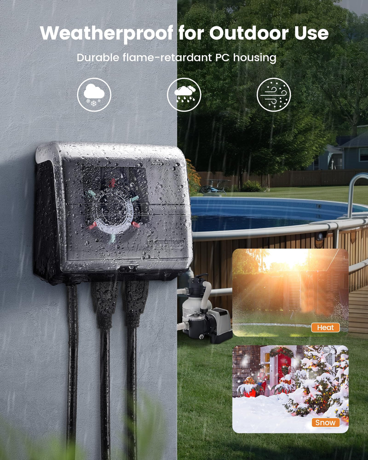 SURAIELEC outdoor control for pumps and lighting improves convenience.