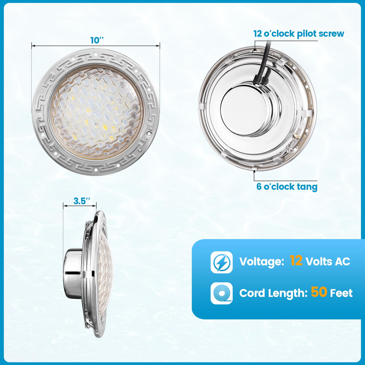 SURAIELEC replacement for Pentair wet niches with easy retrofit.