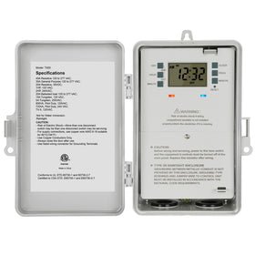 SURAIELEC pool timer front view for reliable outdoor pump control