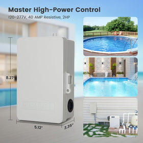SURAIELEC pool timer suitable for indoor and outdoor installations