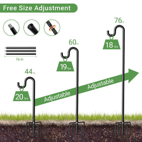 Surprizo durable steel bird feeder stand resists rust for years of outdoor use.