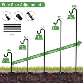Surprizo heavy-duty steel construction for durable outdoor use.