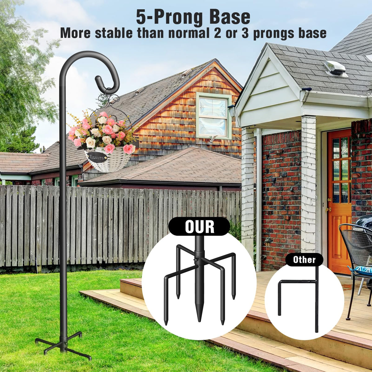 Tool-free assembly enables quick setup and easy relocation around the garden.