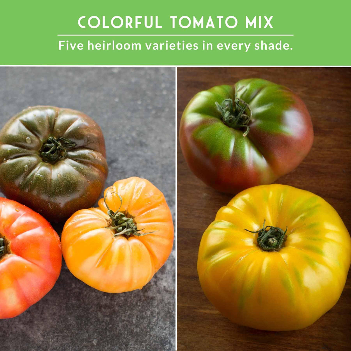 SURVIVAL GARDEN SEEDS Great White tomatoes bright, juicy slices for salads