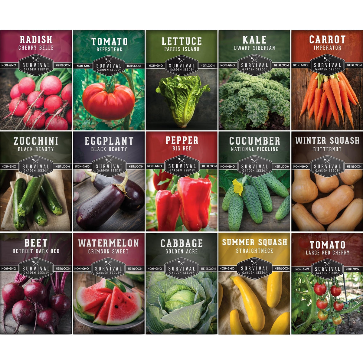 Survival Garden Seeds tomato seed vault – fresh harvests indoors or outdoors.