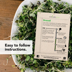Sustainable Sprout 5x7 growing tray for compact indoor microgreens